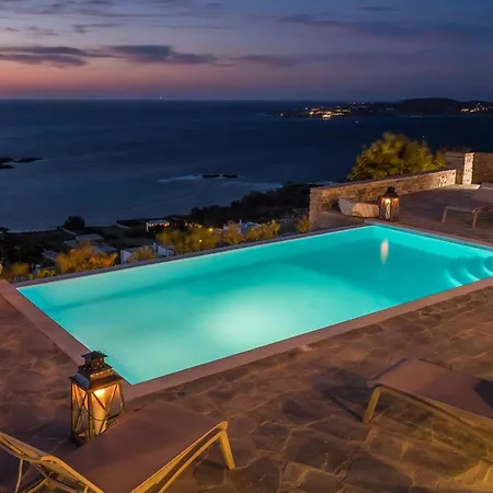 Platinum Paros 3 Bedroom Amazing Sea Views Private Infinity Pool Access Parikia * Parasporos