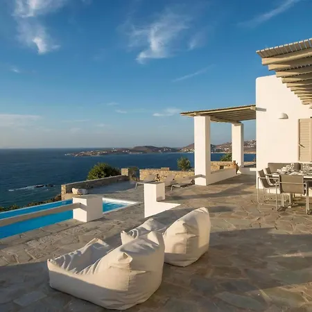 Platinum Paros 3 Bedroom Amazing Sea Views Private Infinity Pool Access Parikia